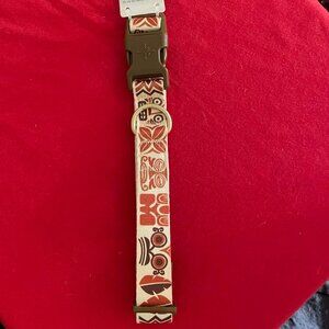 Dog Collar: Tiki Design Adjustable, Small